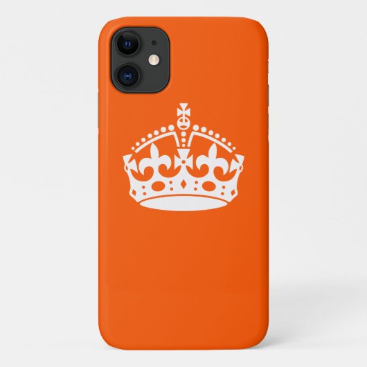 保オレンジクラウンカスタマイズ! Case-Mate iPhoneケース (裏面)