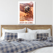 保オンゴー喧騒ベビーサルカタのハイキングセドナ キャンバスプリント (インサイチュ (寝室))