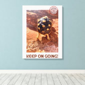 保オンゴー喧騒ベビーサルカタのハイキングセドナ キャンバスプリント (インサイチュ (ウッドフロア))