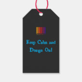 保カスタマイズ可能なギフトラベルに落ち着いてデザイン ギフトタグ (正面)