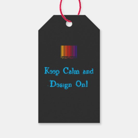 保カスタマイズ可能なギフトラベルに落ち着いてデザイン ギフトタグ (正面)