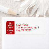 保カムとオ運ンの差出人住所ラベル ラベル (インサイチュ)