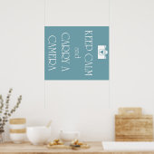 保カメラを運構成 ポスター (キッチン)