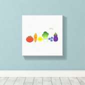 保カラフルシンプルデザイン キャンバスプリント (インサイチュ (ウッドフロア))