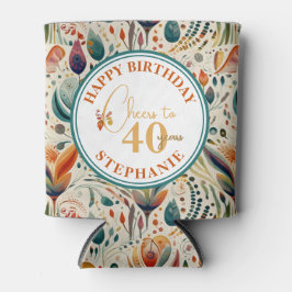 保カラフル保スタイル大人誕生会 缶クーラー