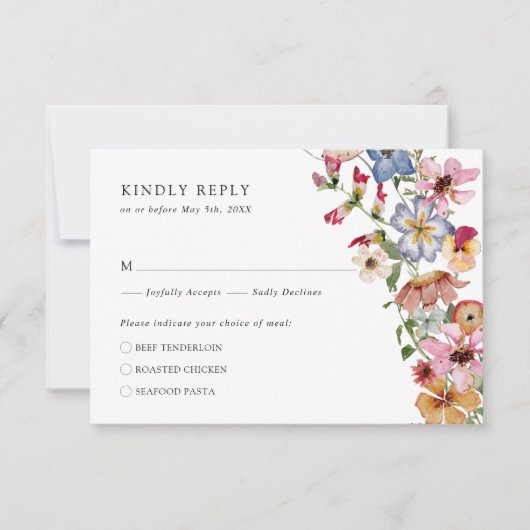 保カラフル保 出欠カード (正面)