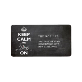 保カルムとパーティーオンシャルボードホリおもしろいデイ ラベル