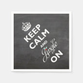 保カルムアンドジンルオンカルボードホリおもしろいデイ スタンダードカクテルナプキン (正面)