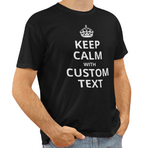 保カーム引用文テンプレート Tシャツ