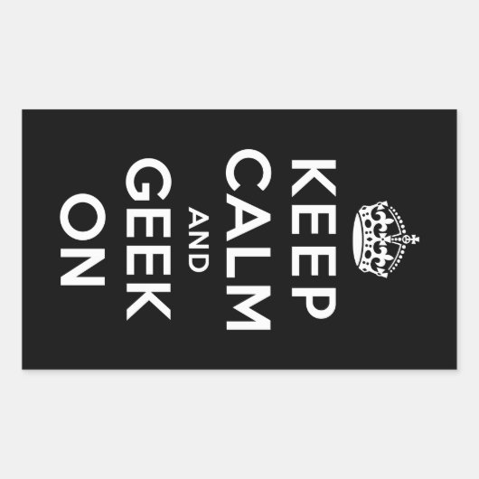 保ギークオン 長方形シール (正面)