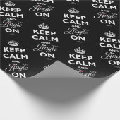 保クリスマスのおもしろい日 ラッピングペーパー (角)