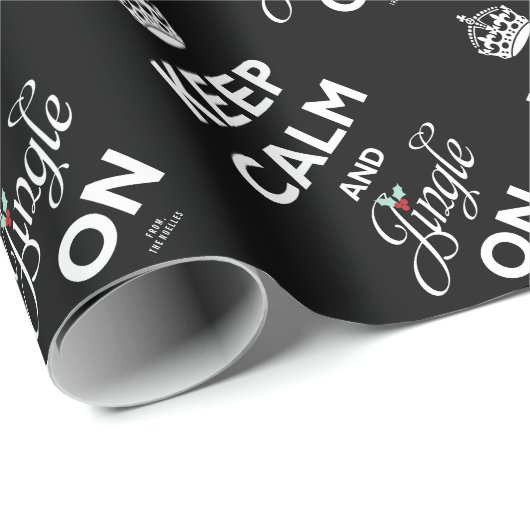 保クリスマスのおもしろい日 ラッピングペーパー (ロールコーナー)