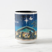 「保クリスマスのキリスト」マグカップ ツートーンマグカップ (中央)