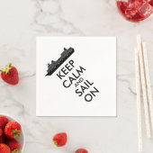 保クルーズ船カスタム スタンダードカクテルナプキン (インサイチュ)