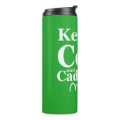 保クールとクラブ名のキャディ タンブラー (回転左)