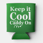 保クールとクラブ名のキャディ 缶クーラー (正面)