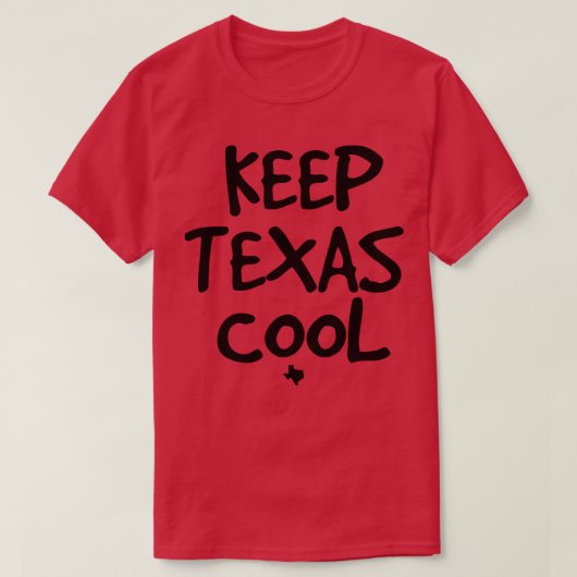 保クールテキサス州灯T灯 Tシャツ (デザイン正面)