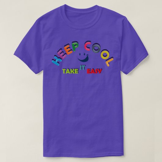 保クール簡単子供へ Tシャツ (デザイン正面)