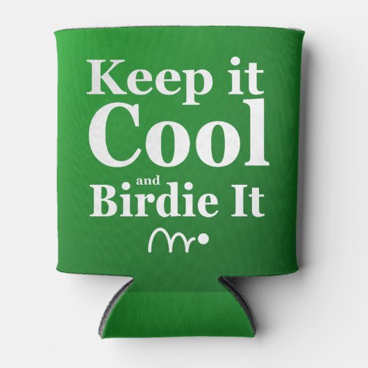保クールItとBirdie Itゴルフクラブ名 缶クーラー (正面)