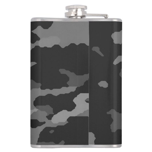 保クールITリール魚釣り父の日の迷彩柄 フラスク (裏面)