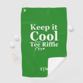 保クールIt And Be Tee Rifficイニシャル ゴルフタオル (インサイチュ)