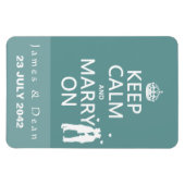 保ゲイ結婚 マグネット (横)