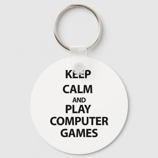 保コンピュータ遊ーゲーム キーホルダー (正面)
