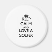 保ゴルファーの心を穏やかに マグネット (正面)