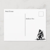 保サスカッチとTouchする ポストカード (裏面)