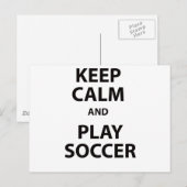 保サッカー遊選手 ポストカード (正面/裏面)