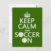 保サッカー ポストカード (正面/裏面)