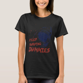 保サーフィンデュミーレトロヴィンテージ怖いサメ1 Tシャツ