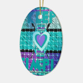 保シンプルの セラミックオーナメント (左)