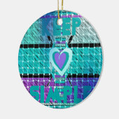 保シンプルの セラミックオーナメント (左)