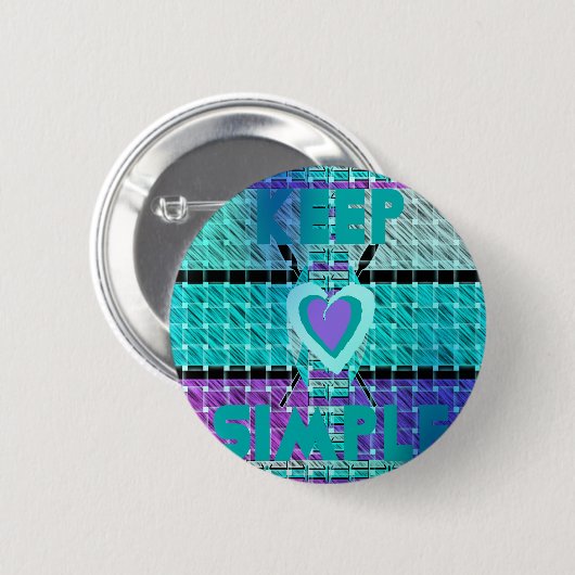 保シンプルの 缶バッジ (正面&裏面)