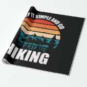 保シンプルハイキング ラッピングペーパー (アンロールド)