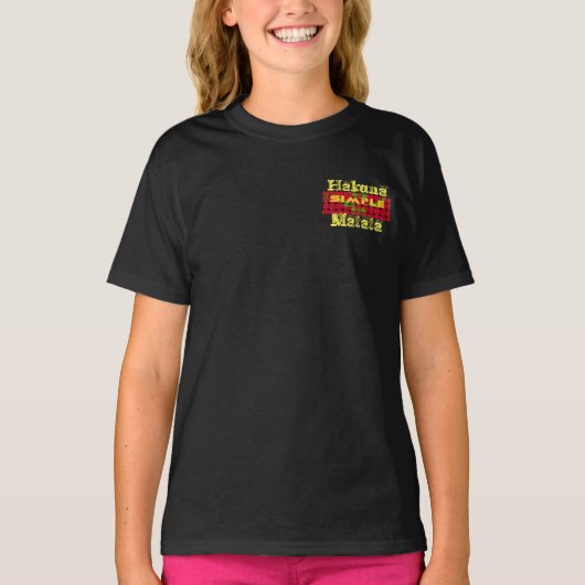 保シンプルプリント:金はっきりした金赤織フローラ パーカ (正面)