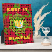 保シンプルプリント：金はっきりした金赤織フローラ フォトプラーク (側面)