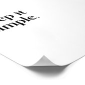 保シンプルモダンWall Art ポスター (角)