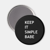 保シンプル女 マグネット (正面/裏面)