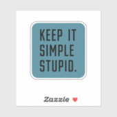 保シンプル愚か シール (シート)