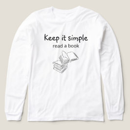 保シンプル本読。 トライブレンドTシャツ