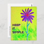 保シンプル葉書 ポストカード (正面/裏面)