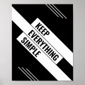 保シンプル ポスター (正面)