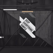 保シンプル ポスター