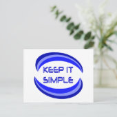 保シンプル ポストカード (スタンド正面)