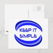 保シンプル ポストカード (正面/裏面)