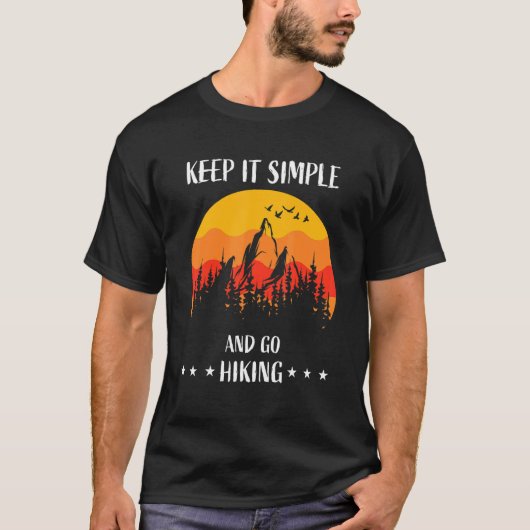 保シンプルItのハイキング用ハイキング衣装9 Tシャツ (正面)