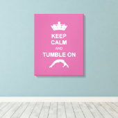 保スケールとタンブル キャンバスプリント (インサイチュ (ウッドフロア))