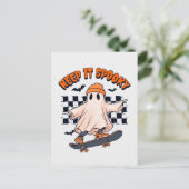 保スケー不気味トボード幽霊 ポストカード (スタンド正面)